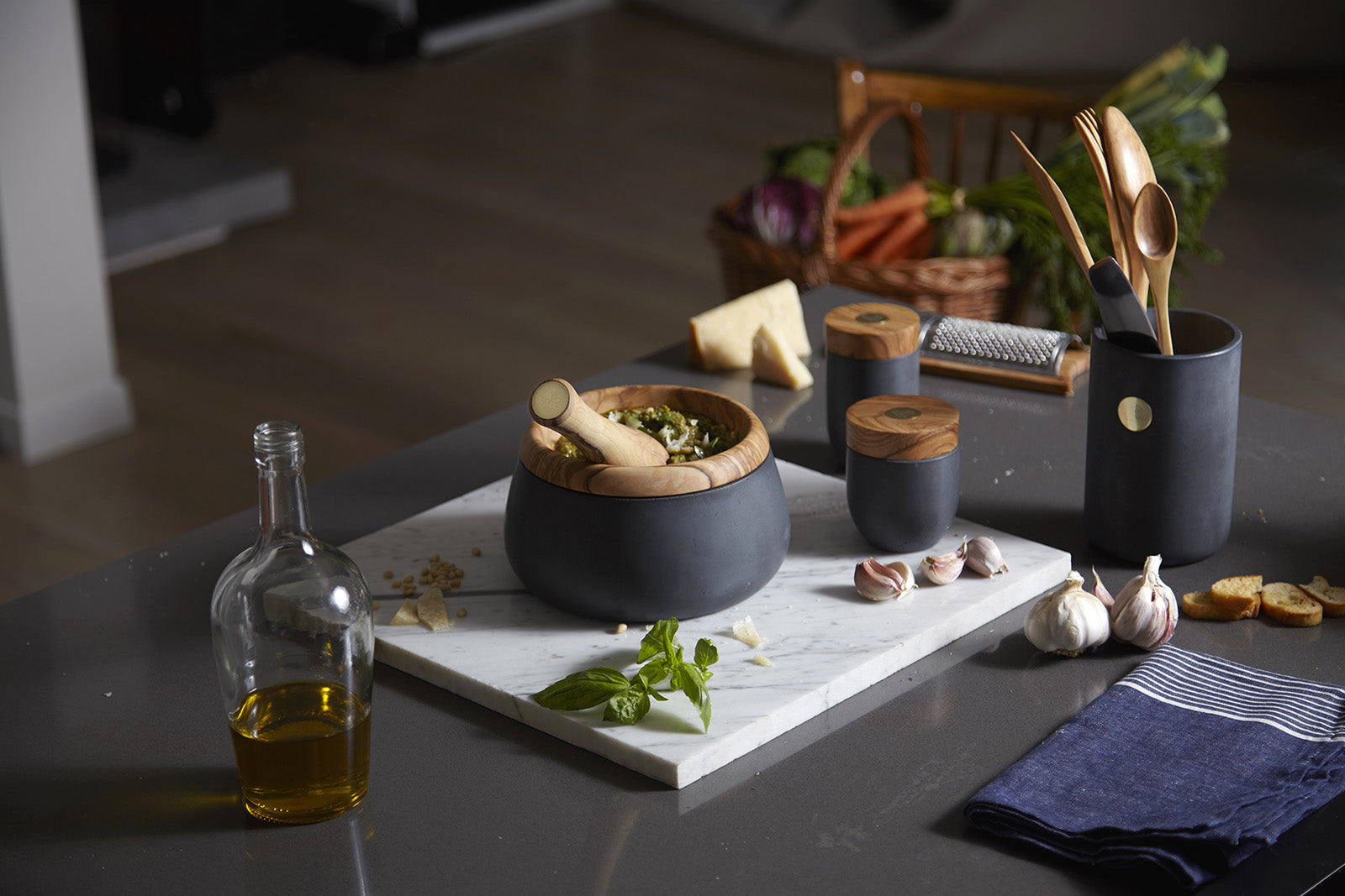 Berard Millenari Salt Keeper Mill, 3.25-Inch, Gray