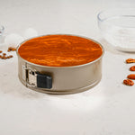 Cuisipro Nonstick 8-Inch Springform Pan with Wave Pattern, Champagne