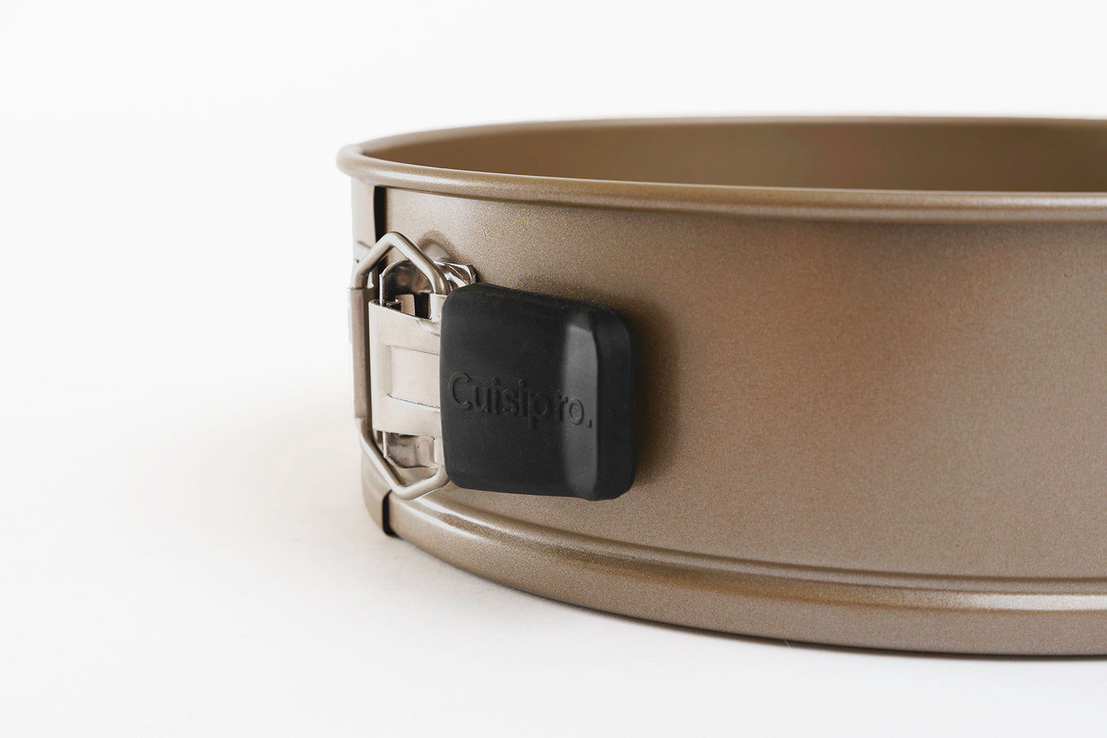 Cuisipro Nonstick 9-Inch Springform Pan with Wave Pattern, Champagne