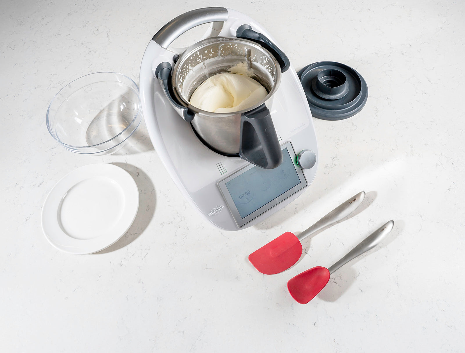 Cuisipro Silicone and Stainless Steel 11.5-Inch Spatula, Red