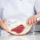 Cuisipro Silicone and Stainless Steel 11.5-Inch Spatula, Red