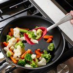 Cuisipro Silicone and Stainless Steel 11.5-Inch Spoon, Red