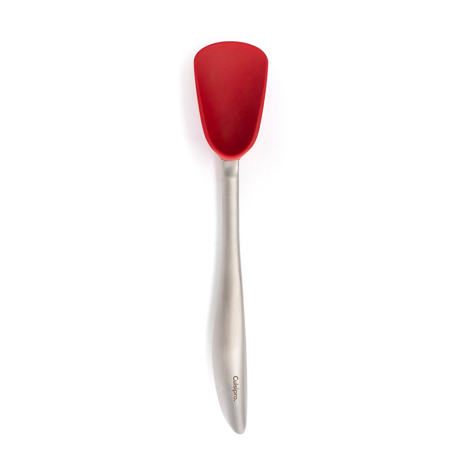 Cuisipro Silicone and Stainless Steel 11.5-Inch Spoon, Red