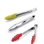 Cuisipro 9.5 Inch Stainless Steel Locking Tempo Tongs