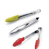 Cuisipro 9.5 Inch Stainless Steel Locking Tempo Tongs