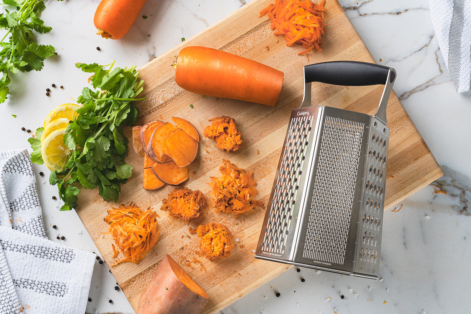 Cuisipro 6 Sided Boxed Grater With Bonus Ginger Grater