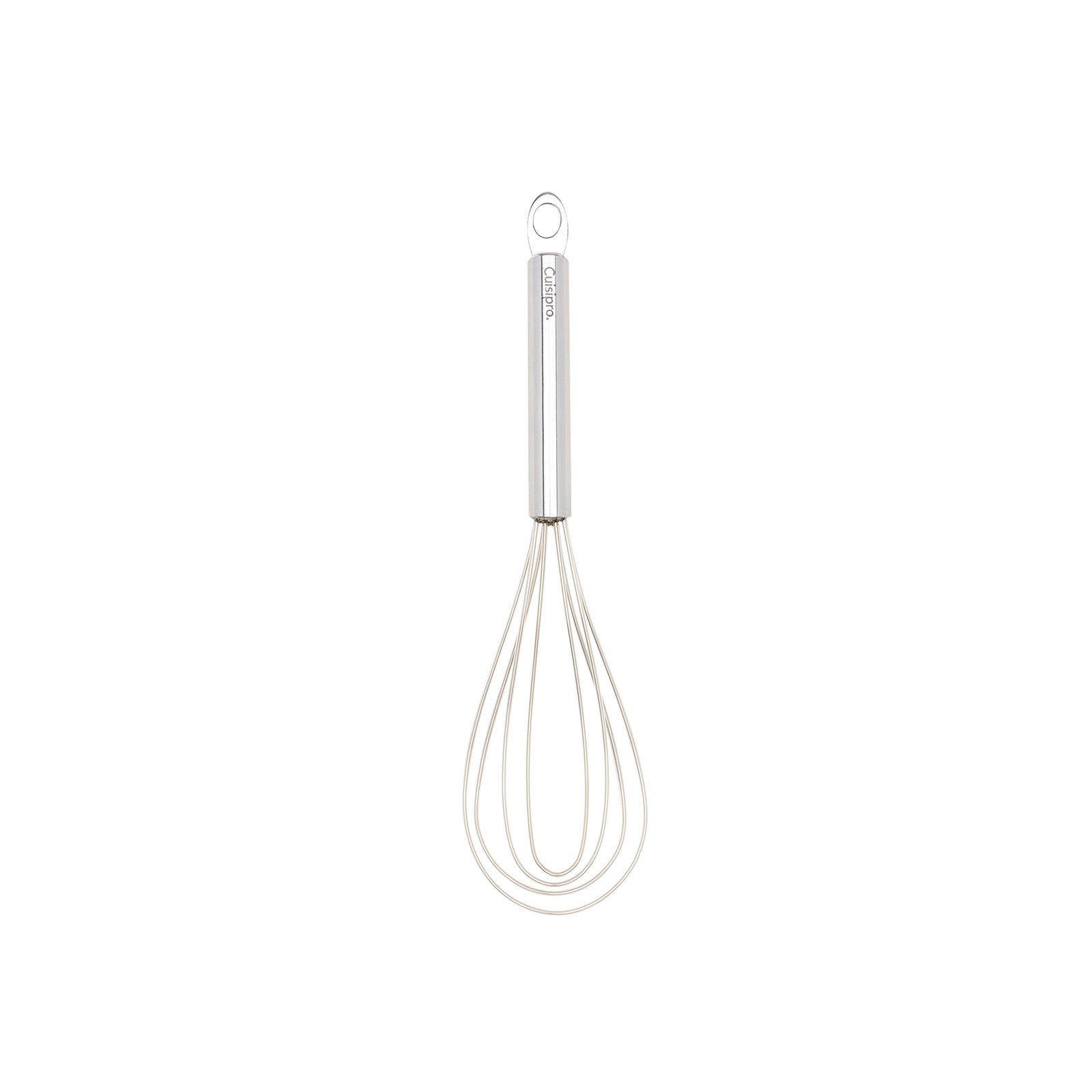 Cuisipro 10 Inch Silicone Flat Whisk, Frosted
