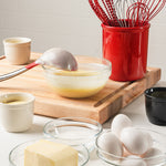 Cuisipro 10 Inch Silicone Egg Whisk, Red