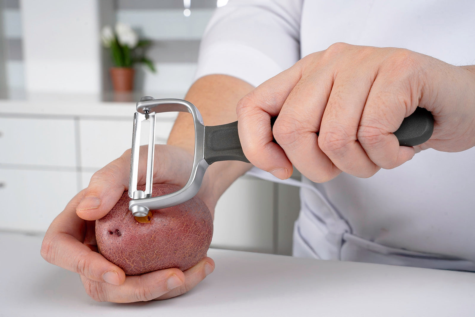 Cuisipro 6-Inch Y-Peeler, Charcoal Grey