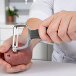 Cuisipro 6-Inch Y-Peeler, Charcoal Grey