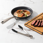 Cuisipro Silicone Mini Tongs, Black