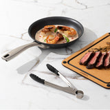 Cuisipro Silicone Mini Tongs, Black