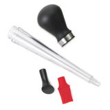 Cuisipro 2-in-1 Baster With Silicone Brush Head and Shower Attachment, Black
