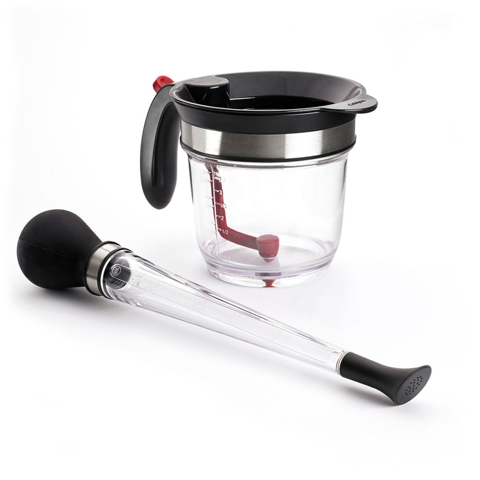 Cuisipro Fat Separator and 3-in-1 Baster Set, Roasting Essentials Set