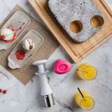 Cuisipro Scoop And Stack Cylinder Shaped Ice Cream Scoop, White