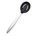 Cuisipro 8-Inch Silicone Piccolo Slotted Spoon, Black