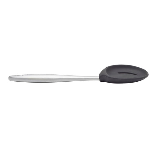 Cuisipro 8-Inch Silicone Piccolo Slotted Spoon, Black