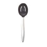 Cuisipro 8-Inch Silicone Piccolo Slotted Spoon, Black