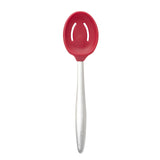 Cuisipro 8-Inch Silicone Piccolo Slotted Spoon, Red