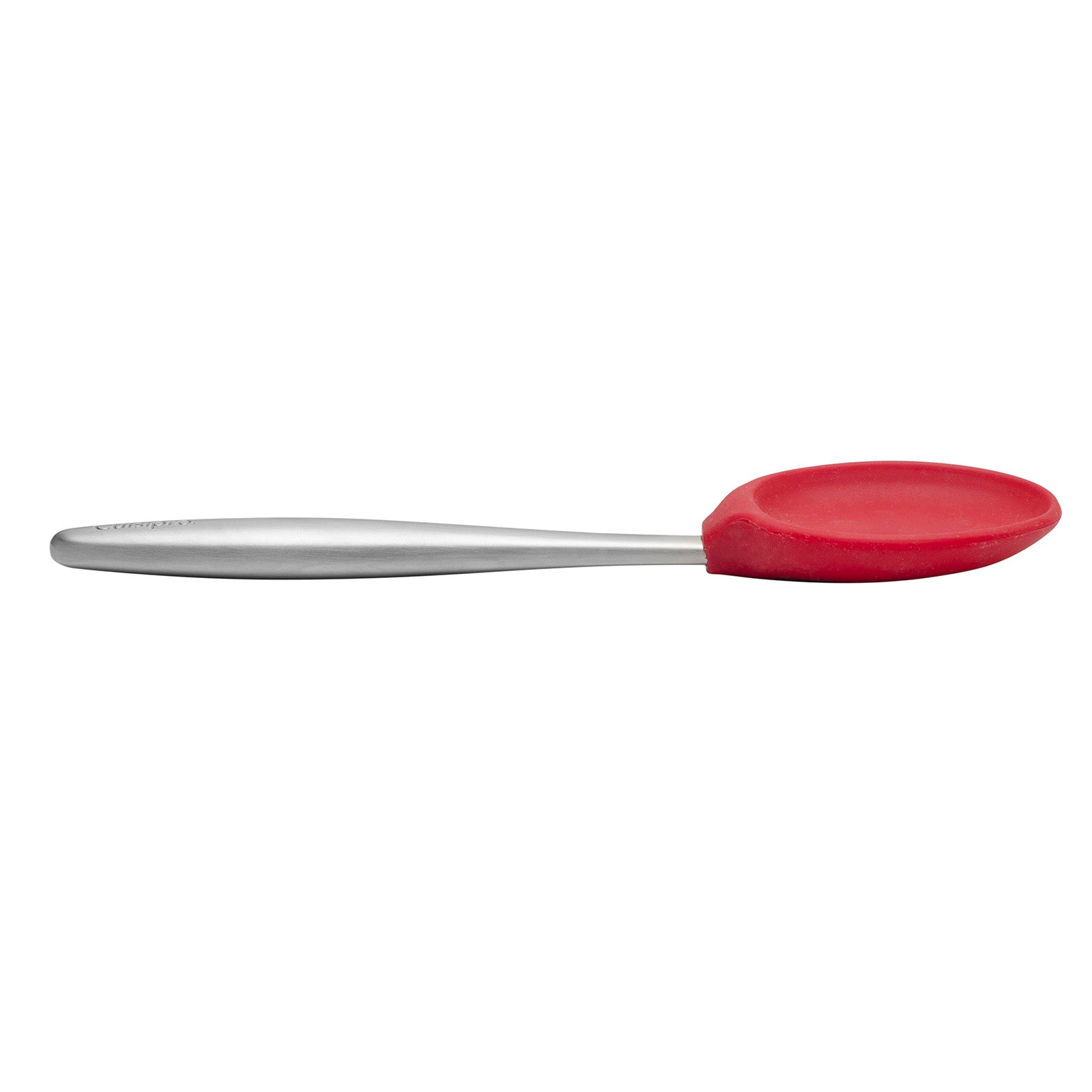 Cuisipro 8-Inch Silicone Piccolo Solid Spoon, Red