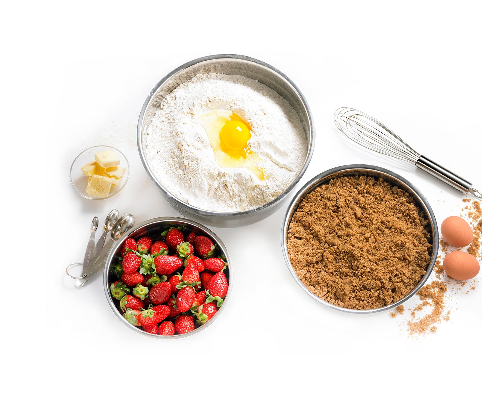 Cuisipro Stainless Steel Mixing Bowl 3 Piece Set