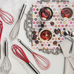 Cuisipro Solid Handle 10 Inch Egg Whisk, Stainless Steel