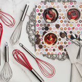 Cuisipro Solid Handle 10 Inch Egg Whisk, Stainless Steel