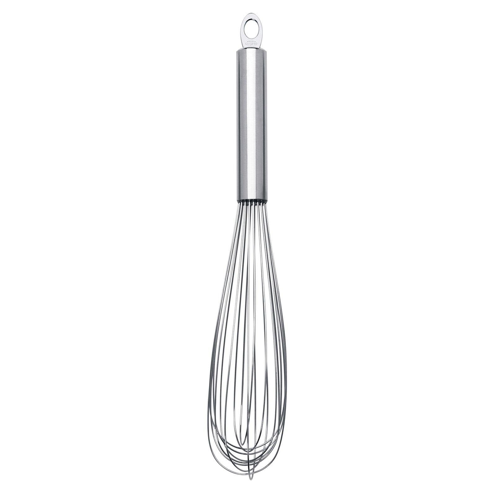 Cuisipro Solid Handle 10 Inch Egg Whisk, Stainless Steel