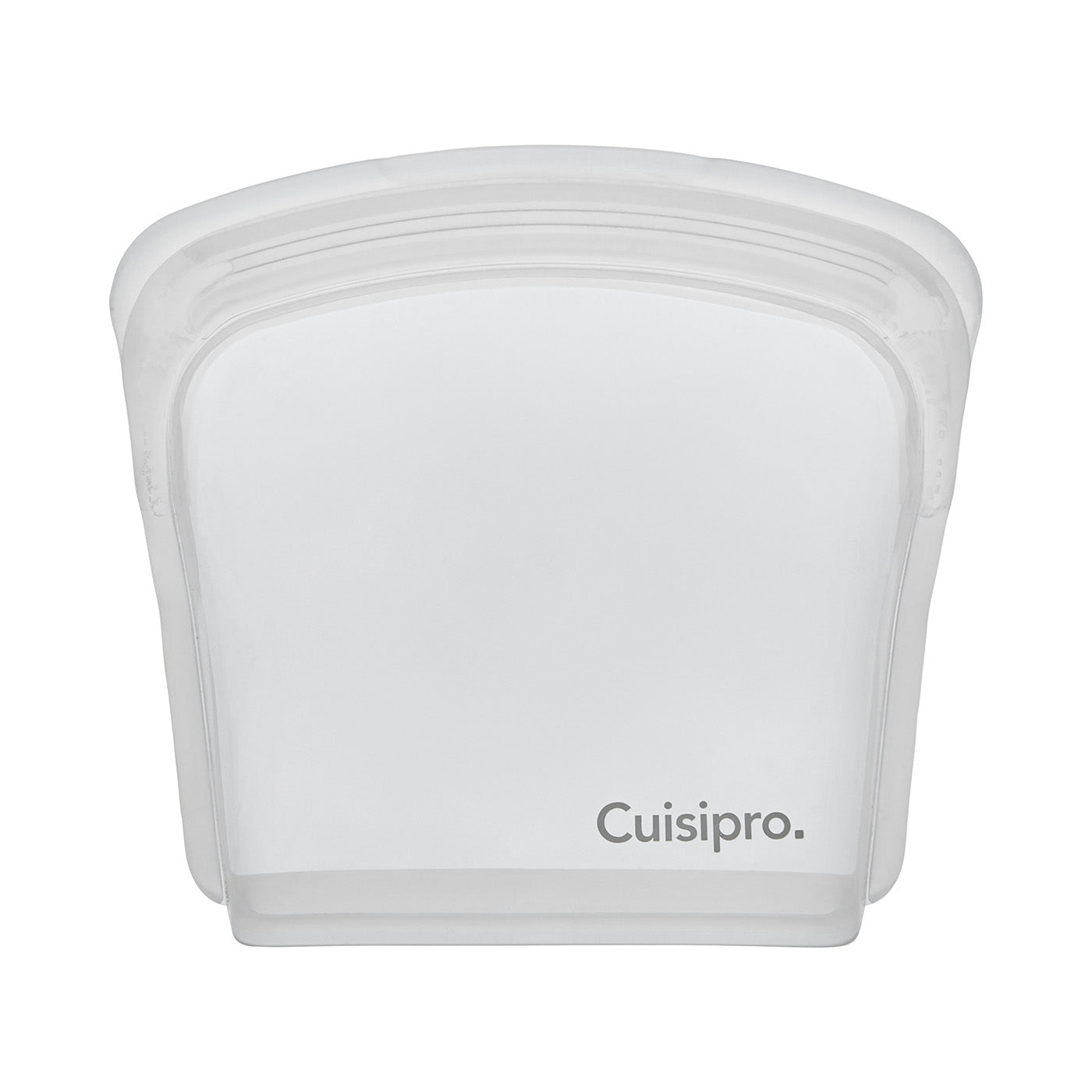 Cuisipro Pack-It Silicone Reusable Storage Bag, Set of 2, 200ml/6.75 oz, Clear