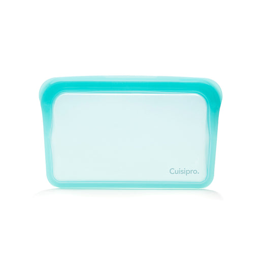 Cuisipro Pack-It Silicone Reusable Storage Bag, 400ml/13.5 oz, Aqua