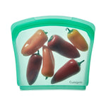 Cuisipro Pack-It Silicone Reusable Storage Bag, 800ml/27oz, Green