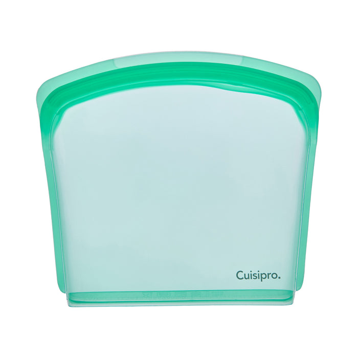 Cuisipro Pack-It Silicone Reusable Storage Bag, 800ml/27oz, Green