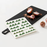 Cuisipro All Purpose Eco-Cloth Sponge Cloth, Green Triangle/Watermelon, Set of 2