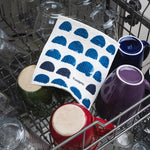 Cuisipro All Purpose Eco-Cloth Sponge Cloth, Blue Dots/Blueberry, Set of 2