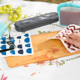 Cuisipro All Purpose Eco-Cloth Sponge Cloth, Blue Dots/Blueberry, Set of 2