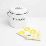 Cuisipro All Purpose Eco-Cloth Sponge Cloth, Yellow Zig Zag/Pineapple, Set of 2