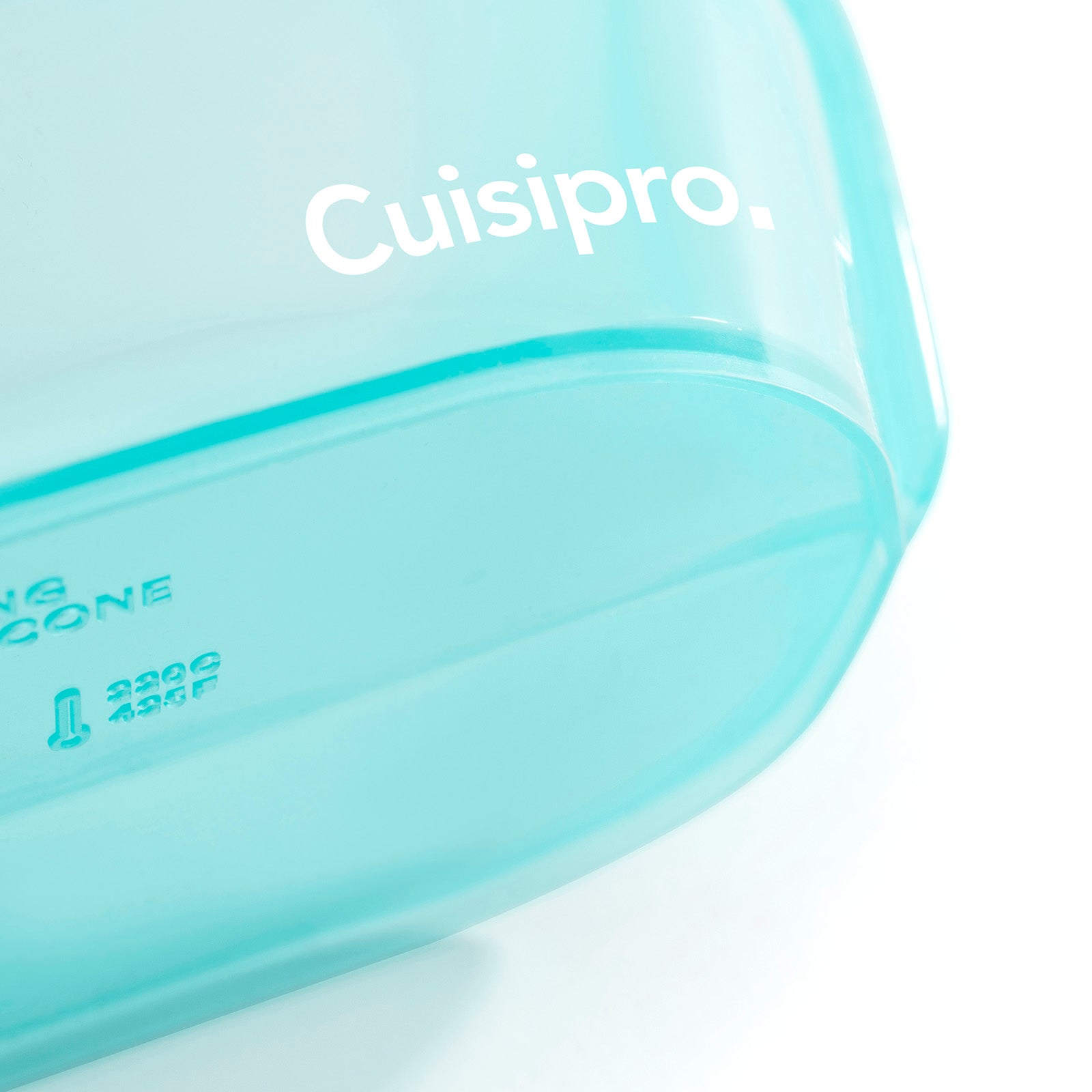 Cuisipro Pack-It Silicone Reusable Stand Up Storage Bag, 1000ml/34 oz, Aqua