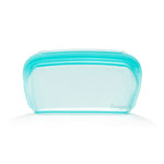 Cuisipro Pack-It Silicone Reusable Stand Up Storage Bag, 1000ml/34 oz, Aqua
