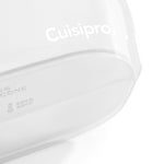Cuisipro Pack-It Silicone Reusable Stand Up Storage Bag, 1300ml/44 oz, Clear