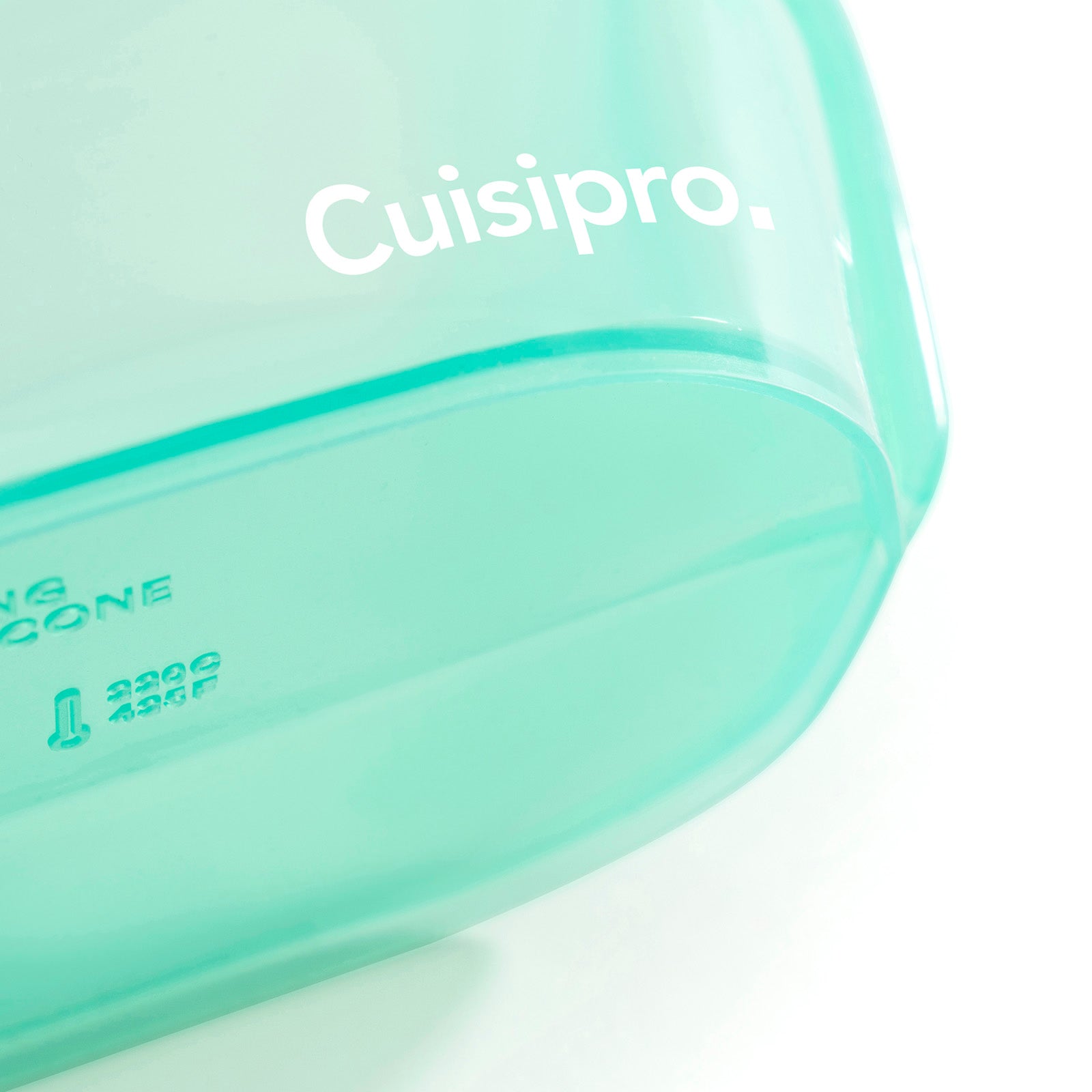 Cuisipro Pack-It Silicone Reusable Stand Up Storage Bag, 1300ml/44 oz, Green