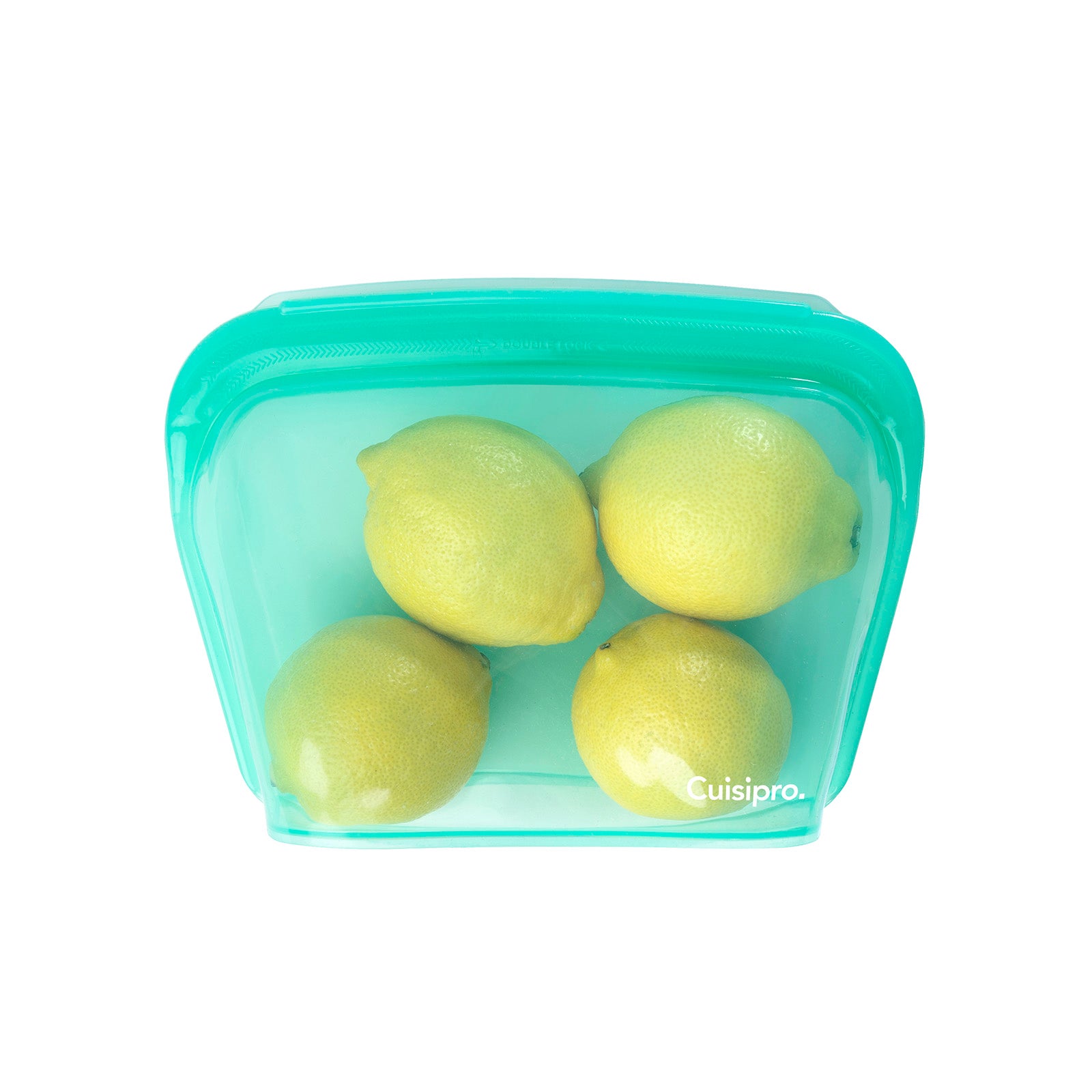 Cuisipro Pack-It Silicone Reusable Stand Up Storage Bag, 1300ml/44 oz, Green