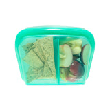 Cuisipro Pack-It Silicone Reusable Stand Up Storage Bag w/Divider, 1300ml/44 oz, Green