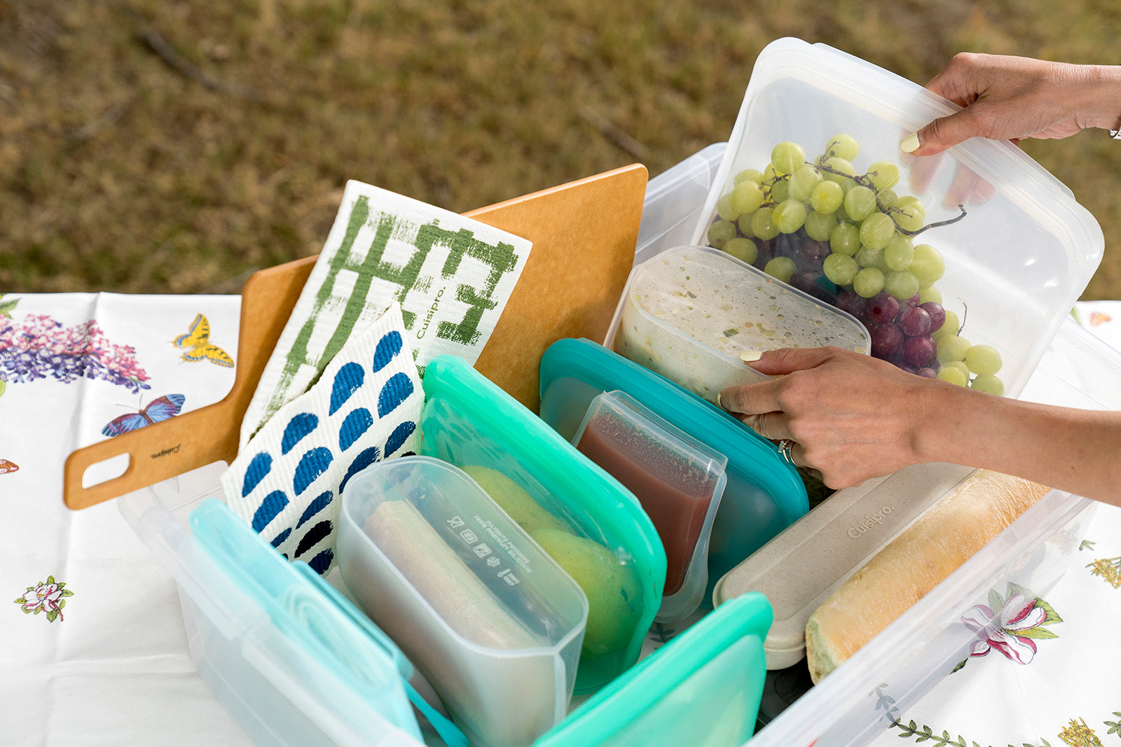 Cuisipro Pack-It Silicone Reusable Storage Bag, 3000ml/101 oz