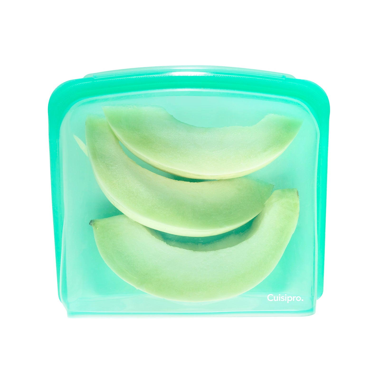 Cuisipro Pack-It Silicone Reusable Storage Bag, 3000ml/101 oz, Green