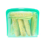 Cuisipro Pack-It Silicone Reusable Storage Bag, 3000ml/101 oz, Green