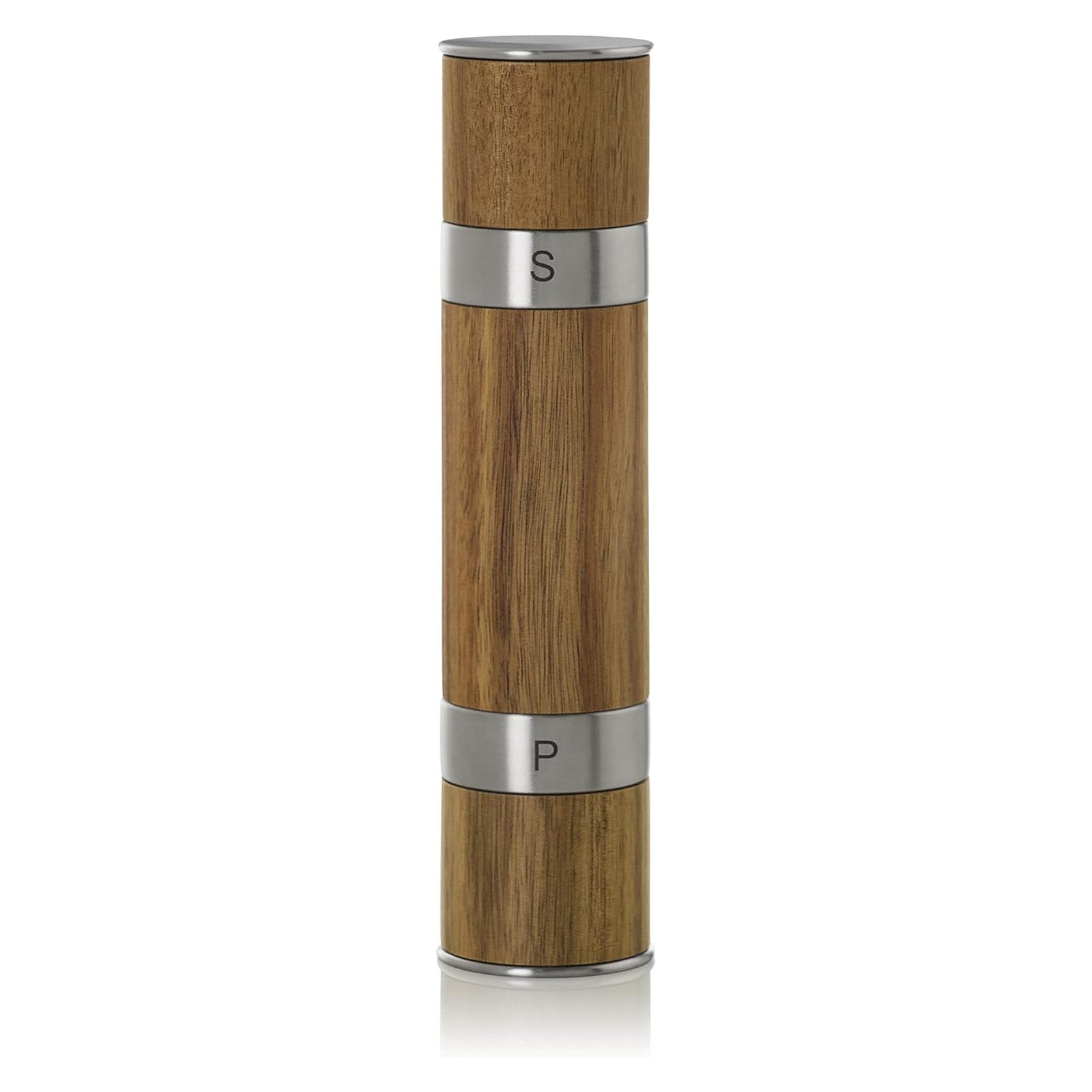 AdHoc Duomill Double Salt & Pepper Mill Acacia Wood