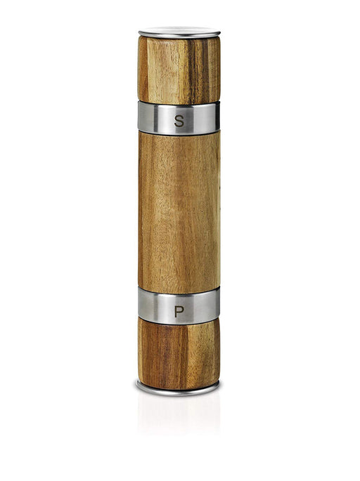 AdHoc Duomill Double Salt & Pepper Mill Acacia Wood