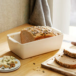 Emile Henry Bread Loaf Baker With Lid, Charcoal