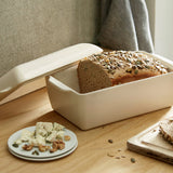 Emile Henry Bread Loaf Baker With Lid, Charcoal
