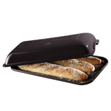 Emile Henry Flame Baguette Baker, Charcoal